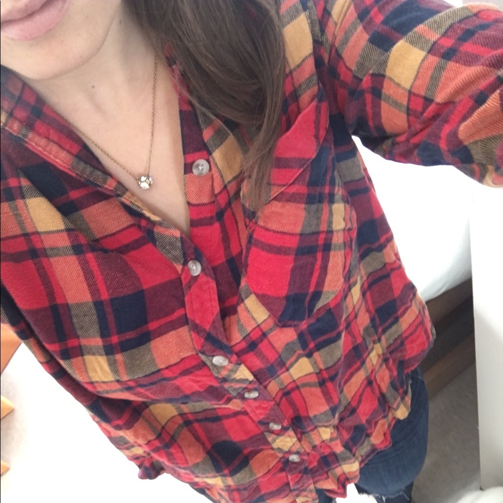 COLORFUL URBAN OUTFITTERS FLANNEL